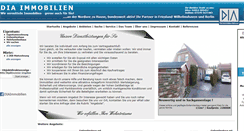 Desktop Screenshot of dia-immobilien.de