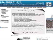 Tablet Screenshot of dia-immobilien.de